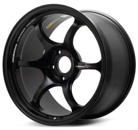 Advan Racing RG-D2 18x9.0 +40 5x100 - Semi Gloss Black – Jspec Wheels