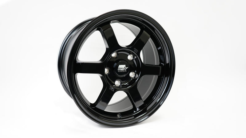 Time Attack - Glossy Black - 15x8.0 5x114.3 Offset +35