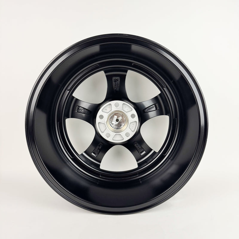 MT07 - Black w/Machined Lip Gold Rivets - 18x9.5 5x114.3 Offset +20