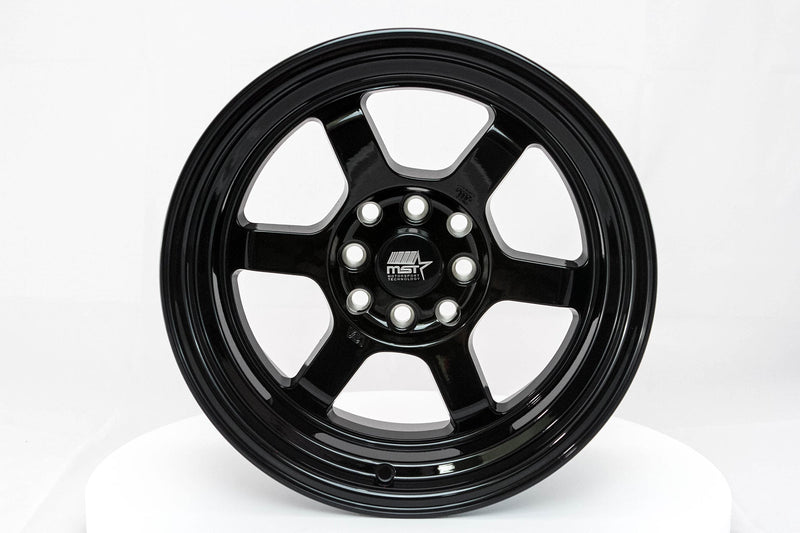 Time Attack - Glossy Black - 15x8.0 4x100/4x114.3 Offset +0