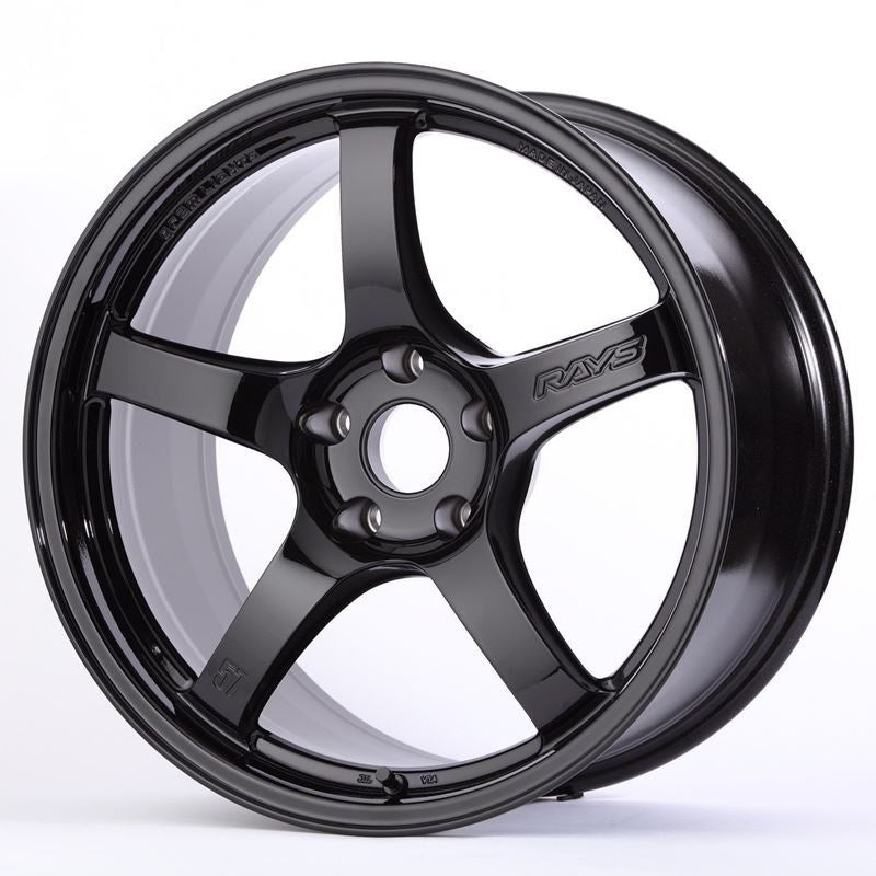 Gram Lights 57CR 17x9 +38 5x114.3 - Gloss Black