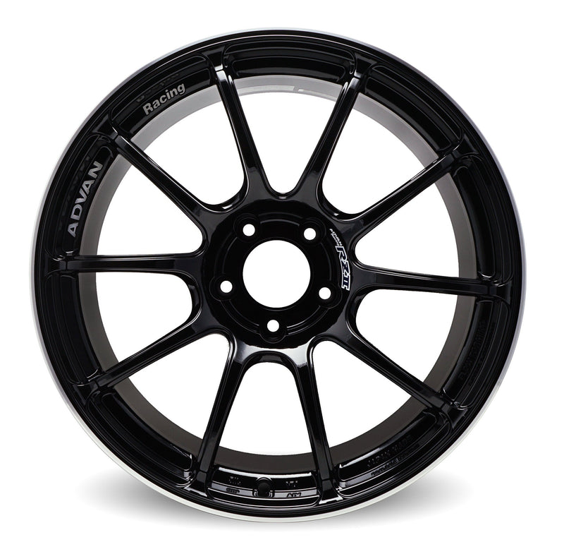 Advan Racing RZII Racing Gloss Black & Ring