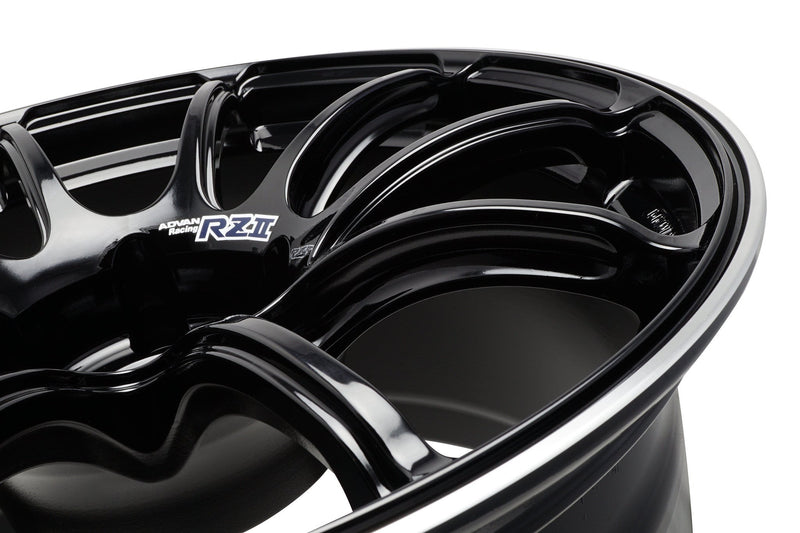 Advan Racing RZII Racing Gloss Black & Ring