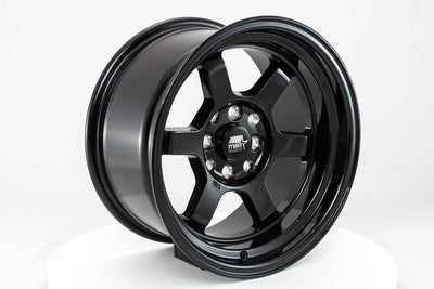 Time Attack - Glossy Black - 15x8.0 4x100/4x114.3 Offset +0