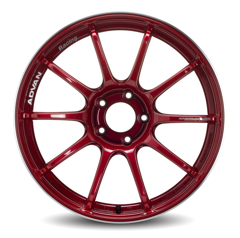 Advan Racing RSIII Racing Candy Red & Ring