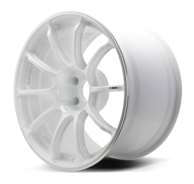 Advan Racing RSIII Racing White Metallic & Ring