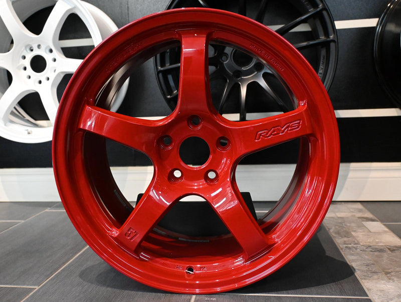 RAYS Gram Lights 57CR 18x9.5 ET38 5x114 Milano Red