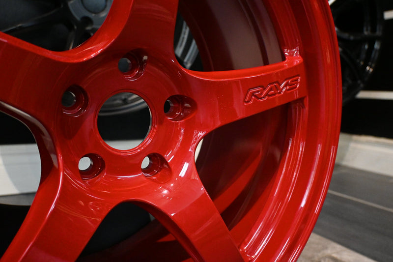 RAYS Gram Lights 57CR 18x9.5 ET38 5x114 Milano Red