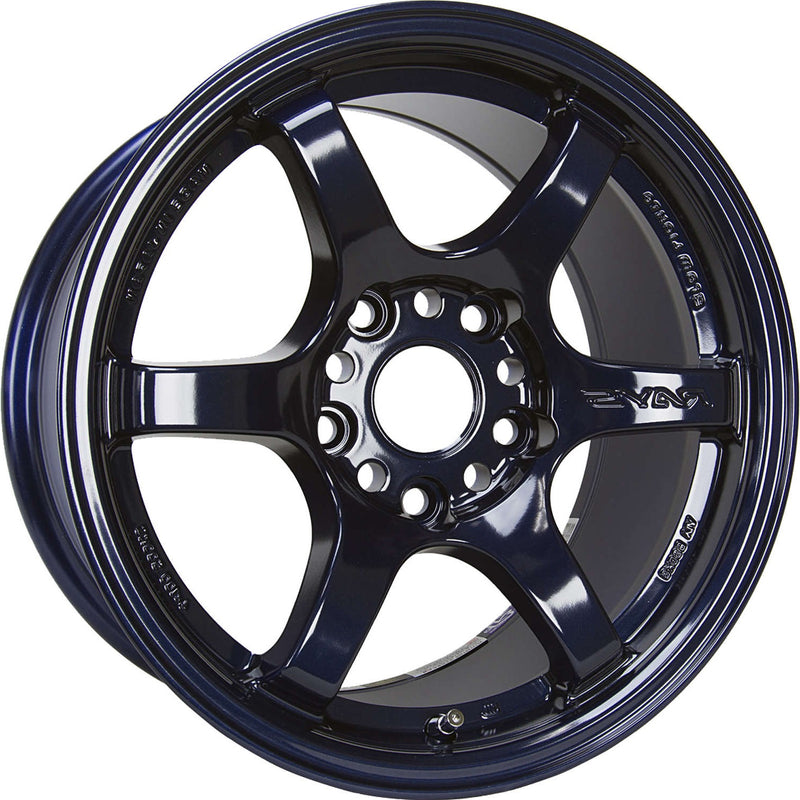 Gram Lights 57DR 18x10.5 +12 5x114.3 - Dark Blue Chrome