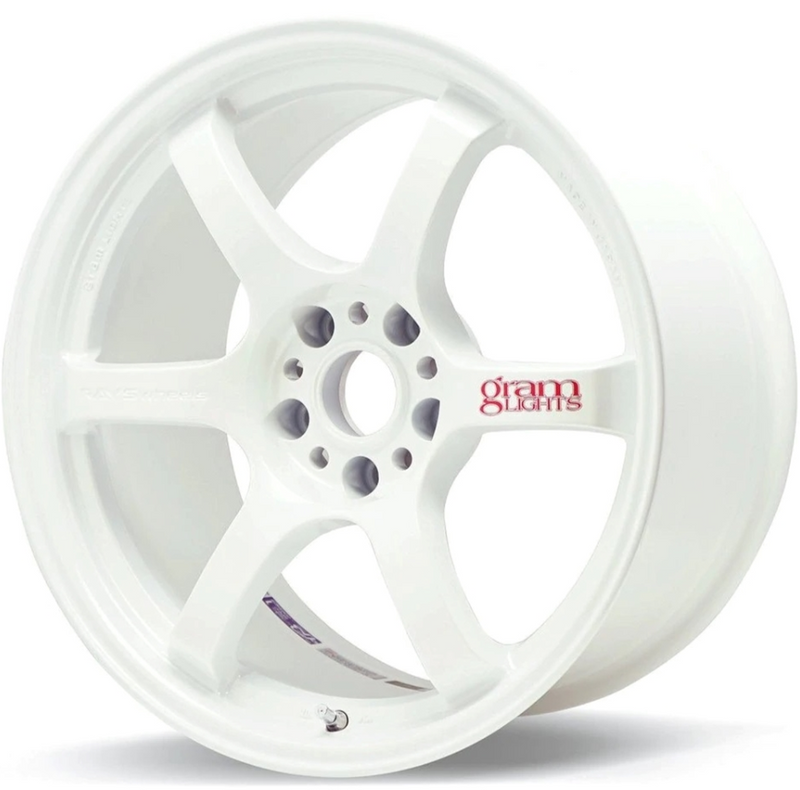 Gram Lights 57DR 15x8 +28 4x100 - Champion White