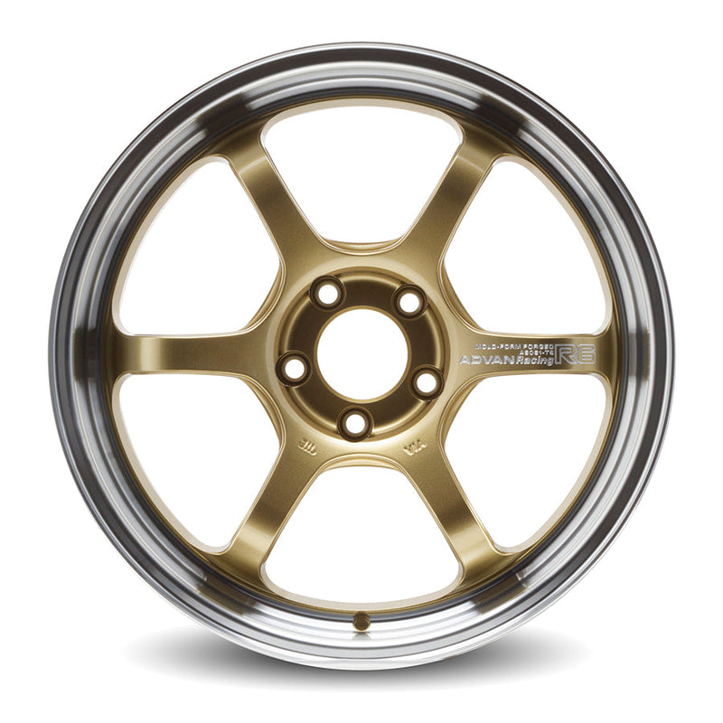 Advan Racing R6 Machining Racing Brass Gold