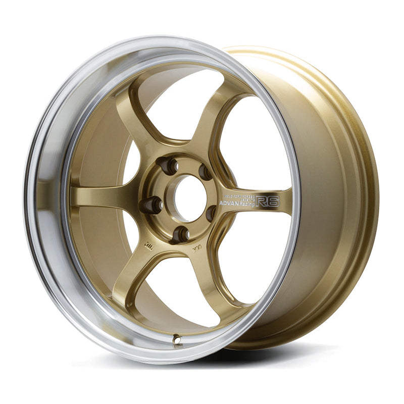 Advan Racing R6 Machining Racing Brass Gold