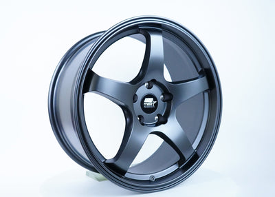 CR - Matte Gunmetal - 18X8.5 5X114.3 Offset +35