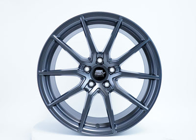 Delta - Matte Gunmetal - 18x8.5 5x114.3 Offset +35