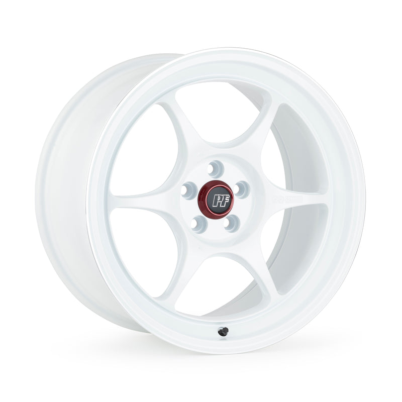 Enkei PF06 15x8 +35 4x100 67.1CB - Machined White