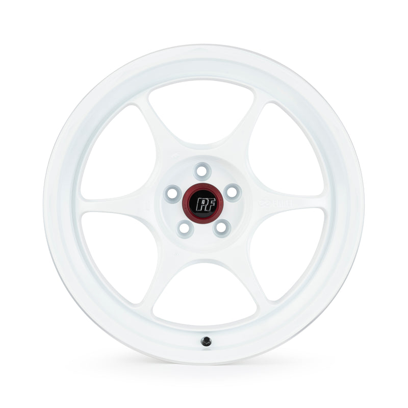 Enkei PF06 15x8 +35 4x100 67.1CB - Machined White