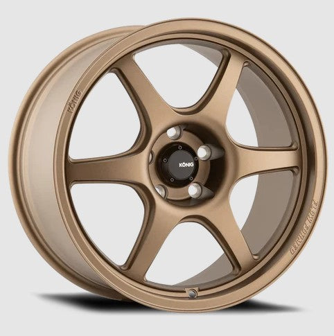 Konig Hexaform 15x8 +25 4x100 73.1CB - Matte Bronze