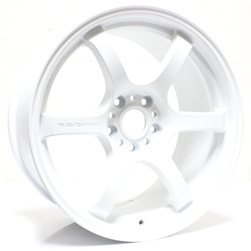 Gram Lights 57DR 18x9.5 +38 5x100 - Ceramic Pearl White