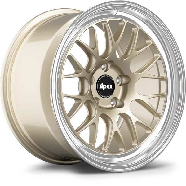 Apex Touring Line Forged ML-10RT Machined Lip Gloss Motorsport Gold Porsche Fitment