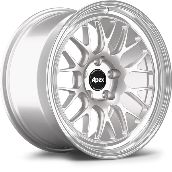 Apex Touring Line Forged ML-10RT Machined Lip Race Silver Nissan Fitment