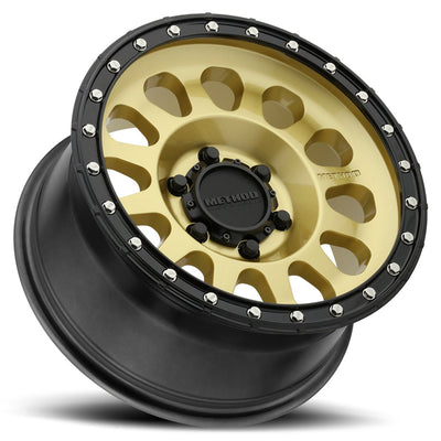 Method Race Wheels MR315 Gold Black Lip