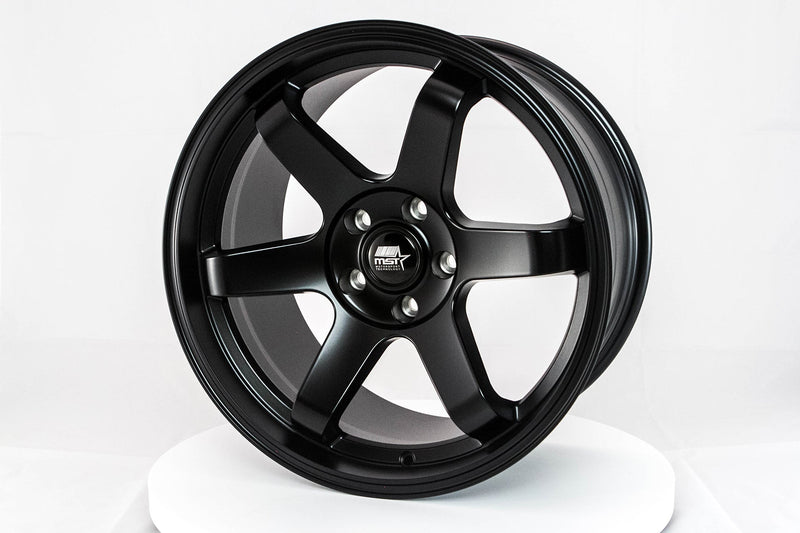 MT01 - Matte Black - 18x9.5 5x114.3 Offset +22