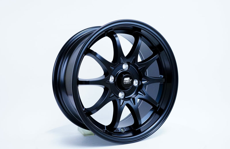 MT04 - Matte Black - 15x7.0 4X100 Offset +35