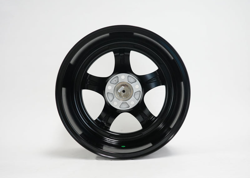 MT07 - Black w/Machined Lip Gold Rivets - 17x9.0 5x114.3 Offset +20