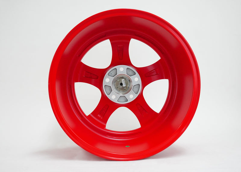 MT07 - Red w/Machined Lip - 18x9.5 5x114.3 Offset +20