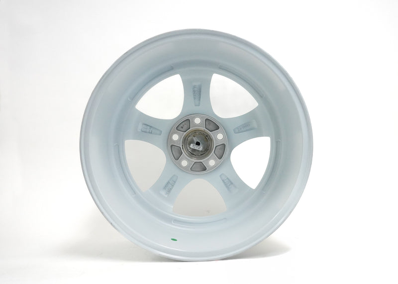 MT07 - White w/Machined Lip Gold Rivets - 18x9.5 5x114.3 Offset +20