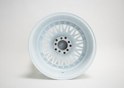 MT13 - White w/ Machined Lip Gold Rivets  - 16x8.0 5x100/5x114.3 Offset +20