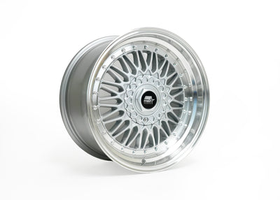 MT13 - Silver w/ Machined Lip  - 17x8.5 4x100/4x114.3 Offset +30