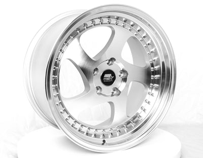 MT15 - Silver w/Machined Face - 18x9.5 5x114.3 Offset +35