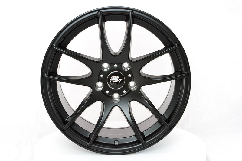 MT30 - Matte Black - 17x9.0 5x114.3 Offset +30