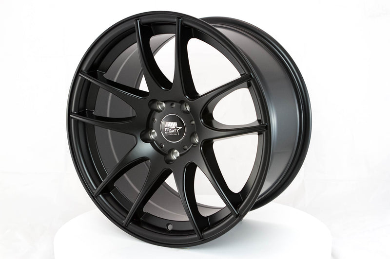 MT30 - Matte Black - 17x9.0 5x114.3 Offset +30