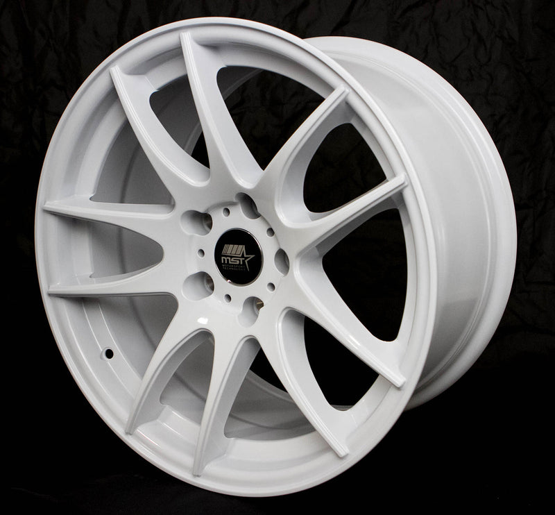 MT30 - Full Glossy White - 17x9.0 5x114.3 Offset +30