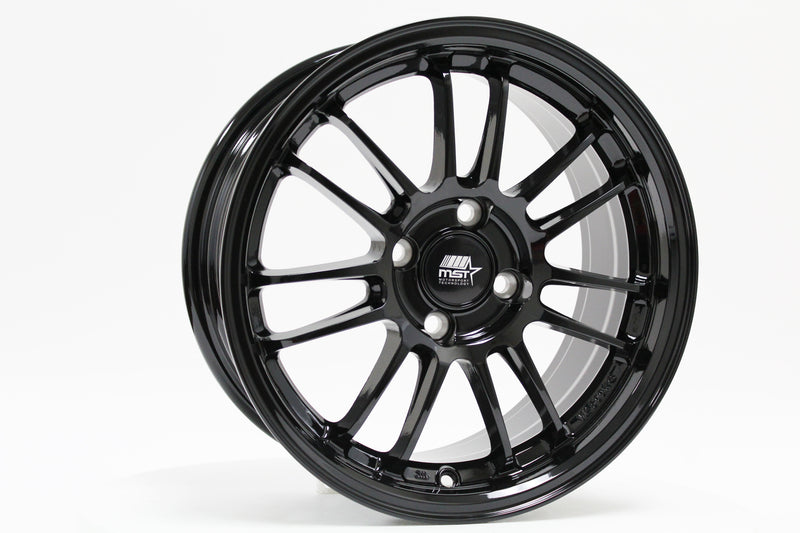 MT45 - Glossy Black - 15X7.0 4X100 Offset +35