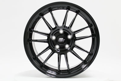 MT45 - Glossy Black - 16X7.0 5X100 Offset +35