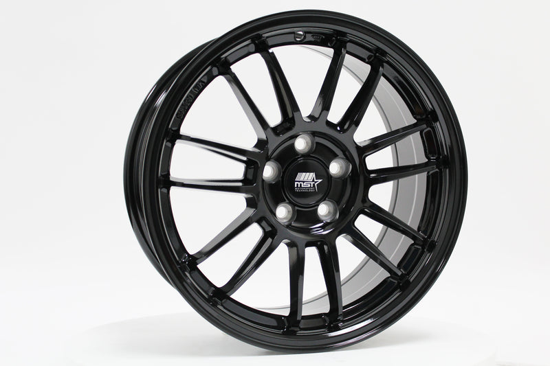 MT45 - Glossy Black - 16X7.0 5X100 Offset +35