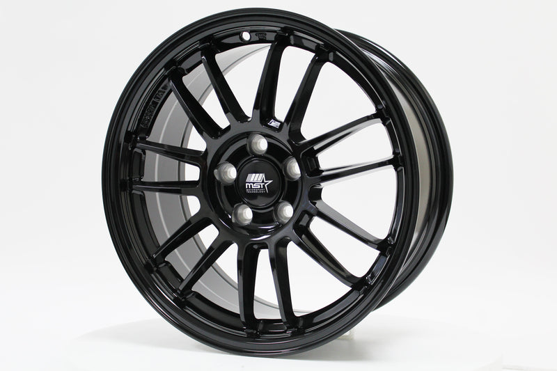 MT45 - Glossy Black - 16X7.0 5X100 Offset +35