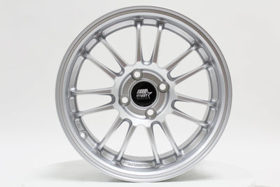 MT45 - Glossy Silver - 15X7.0 4X100 Offset +35