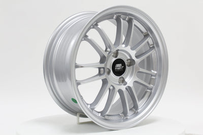 MT45 - Glossy Silver - 15X7.0 4X100 Offset +35