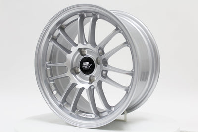 MT45 - Glossy Silver - 15X7.0 4X100 Offset +35