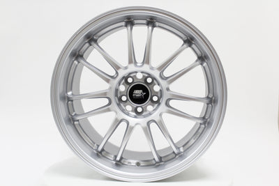 MT45 - Glossy Silver - 18X9.5 5X100 Offset +38