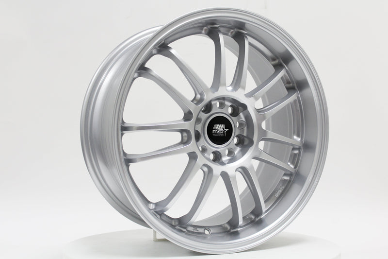 MT45 - Glossy Silver - 18X8.5 5X100 Offset +38