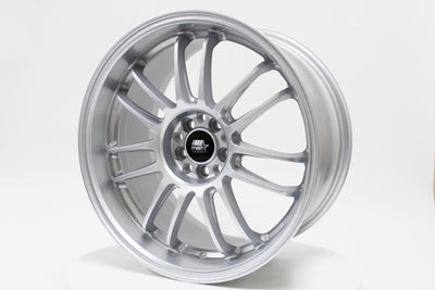 MT45 - Glossy Silver - 18X9.5 5X100 Offset +38