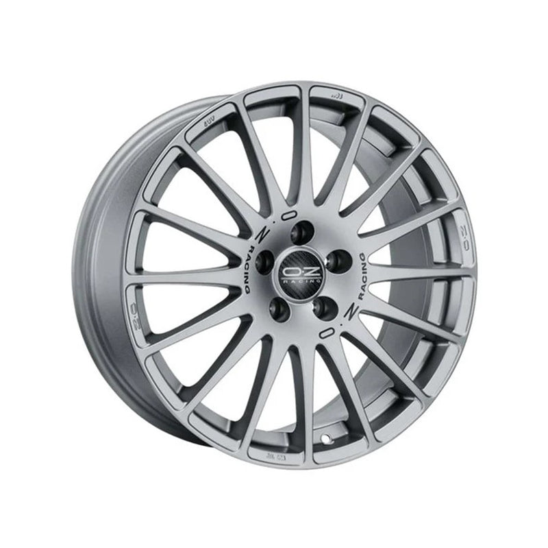 OZ SuperTurismo GT 19x8 +48 5x112 75CB - Grigio Corsa Black Lettering