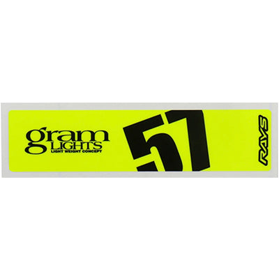 RAYS Gram Lights 57DR/57CR Spoke Sticker