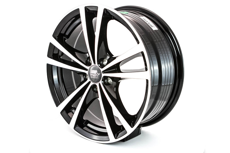 Saber - Glossy Black w/Machined Face - 16x7.0 5x115 Offset +45