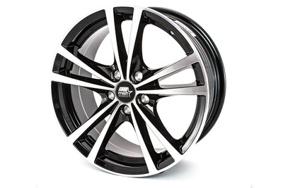 Saber - Glossy Black w/Machined Face - 16x7.0 5x114.3 Offset +45